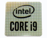 Intel Core i9 Sticker 18 x 18mm / 11/16" x 11/16" [1064]