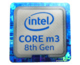 Intel Core m3 8th Gen Sticker 18 x 18mm / 11/16" x 11/16" [1068]