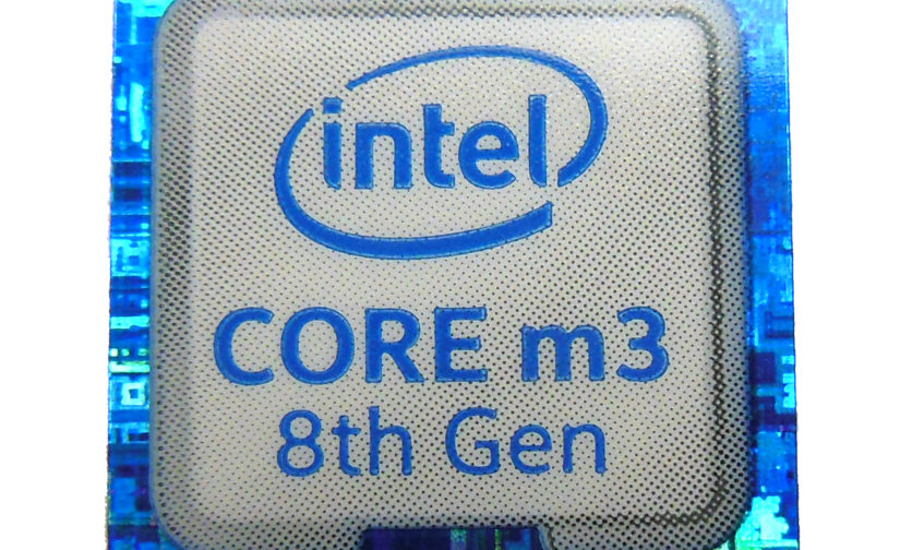 Intel Core m3 8th Gen Sticker 18 x 18mm / 11/16" x 11/16" [1068]