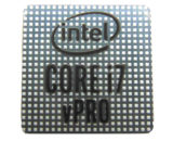 Intel Core i7 vPRO Sticker 14 x 14mm / 9/16" x 9/16" [1076]