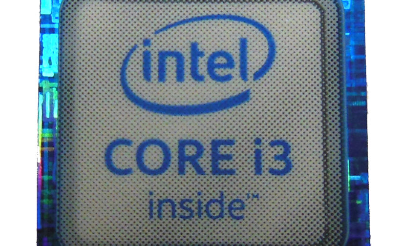 Intel Core i3 Inside Sticker 14 x 14mm / 9/16" x 9/16" [1080]