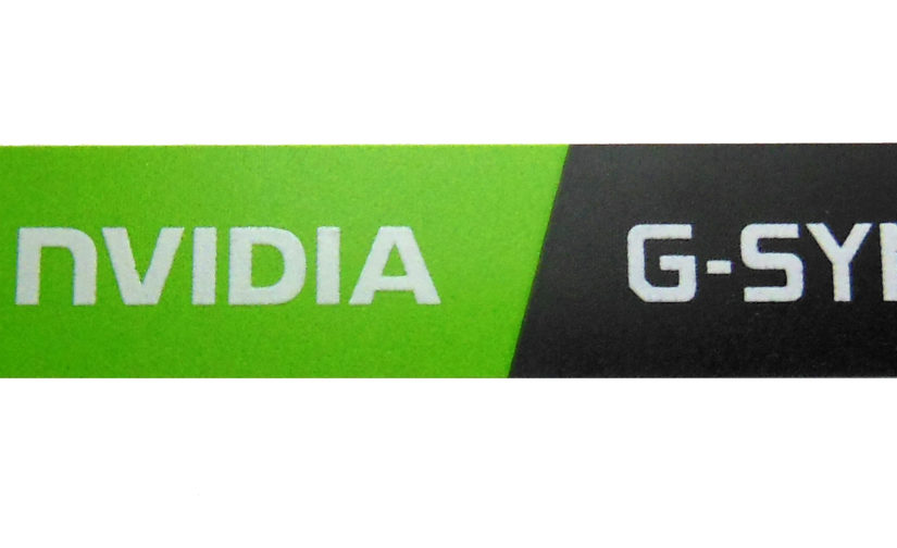 NVIDIA G-SYNC Sticker 9 x 50mm / 3/8" x 2" [1085]