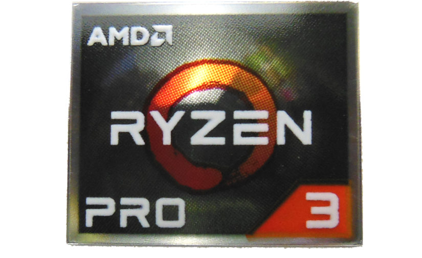 AMD RYZEN PRO 3 Sticker 18 x 20mm / 11/16" x 13/16" [1087]