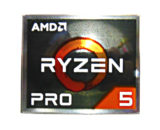 AMD RYZEN PRO 5 Sticker 18 x 20mm / 11/16" x 13/16" [1088]