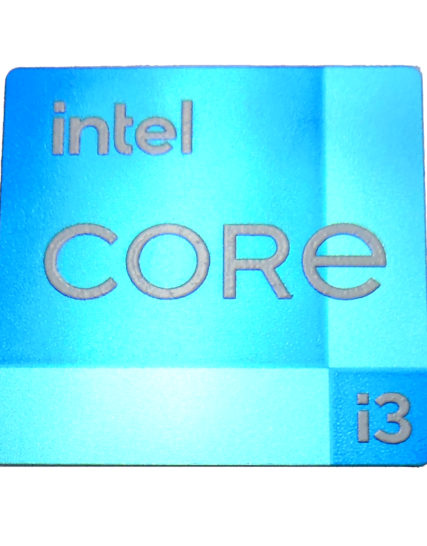 Intel Core i3 Sticker 18 x 18mm / 11/16" x 11/16" [1092]