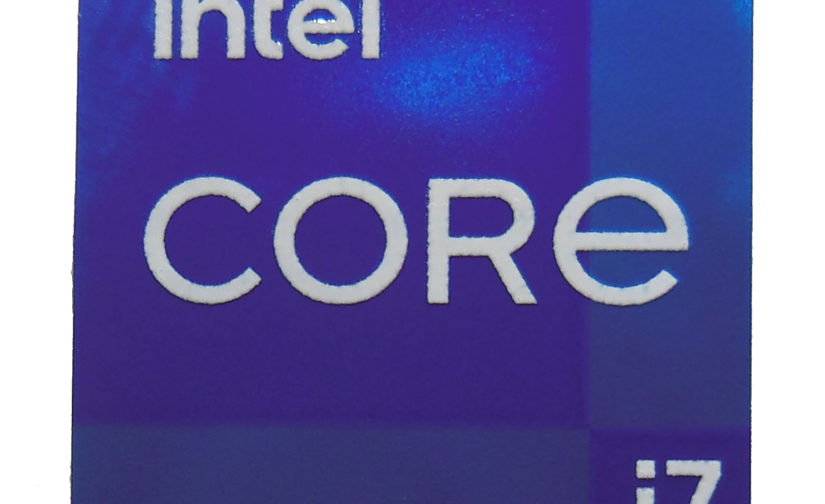 Intel Core i7 Sticker 14 x 14mm / 9/16" x 9/16" [1101]
