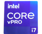 Intel Core i7 vPRO Sticker 18 x 18mm / 11/16" x 11/16" [1100]