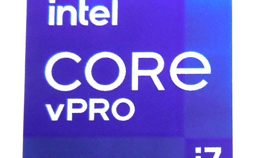 Intel Core i7 vPRO Sticker 18 x 18mm / 11/16" x 11/16" [1100]