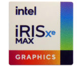 Intel iRISxe MAX Graphics Sticker 18 x 18mm / 11/16" x 11/16" [1107]