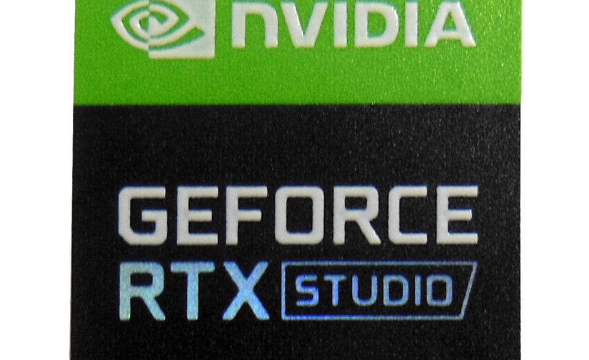 NVIDIA Geforce RTX Studio Sticker 18 x 18mm / 11/16" x 11/16" [1111]