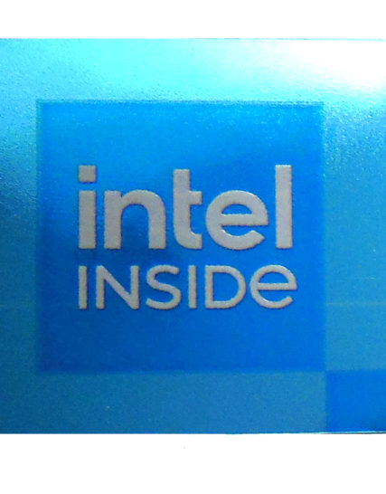 1081 Intel Pentium Silver Sticker 14 x 14mm 9/16 x 9/16 