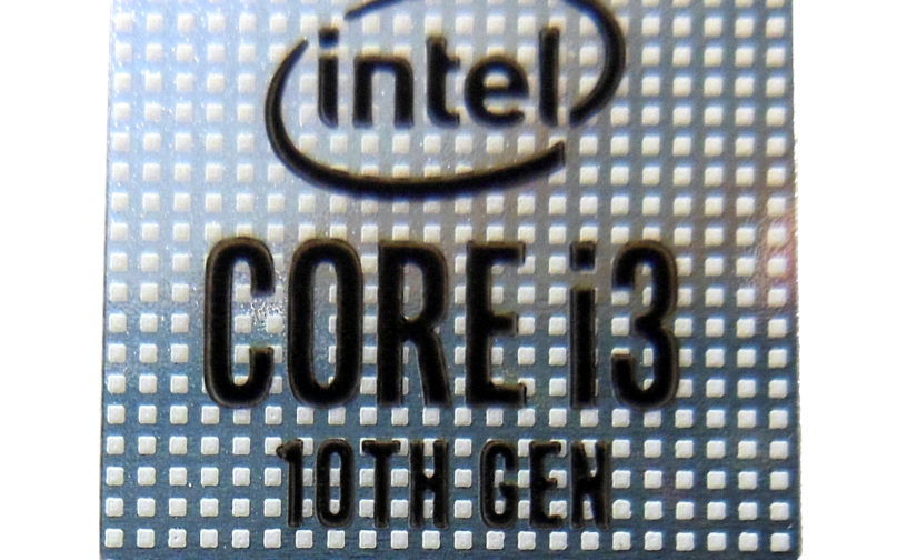 Intel Core i3 10th Gen  Sticker 14 x 14mm / 9/16" x 9/16" [1109]