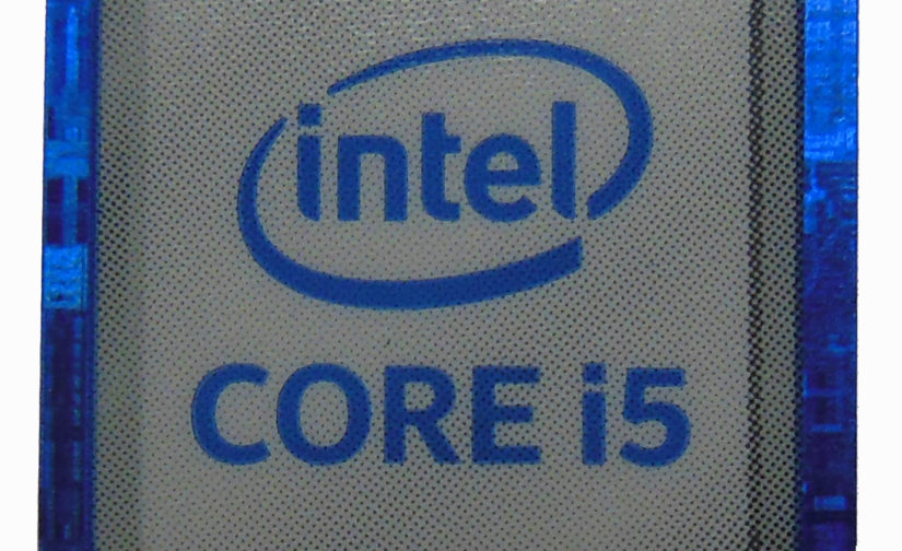 Original Intel Core i5 Sticker 18 x 18mm / 11/16" x 11/16" [1133]