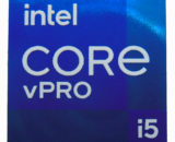 Original Intel Core i5 vPRO Sticker 14 x 14mm / 9/16" x 9/16" [1154]