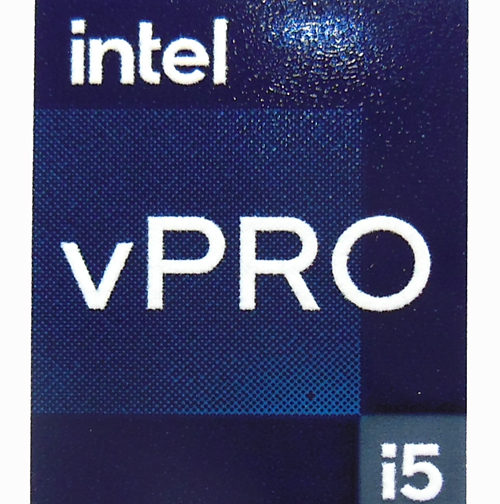 Original Intel i5 vPro Sticker 18 x 22mm / 11/16" x 7/8" [1152]