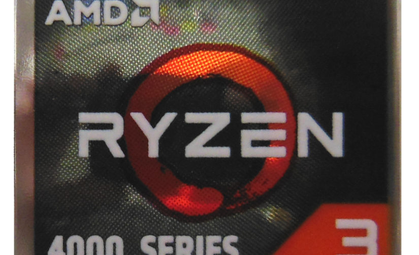Original AMD RYZEN 3 4000 Series Sticker 17 x 20mm / 11/16" x 13/16" [1148]