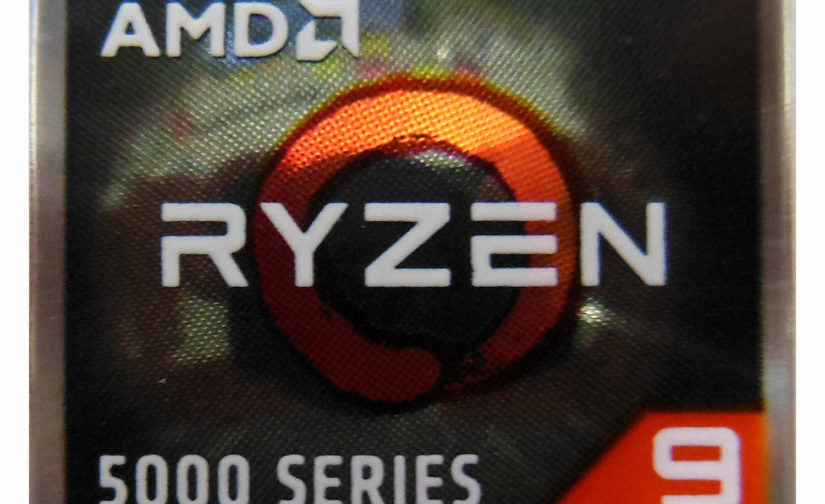 Original AMD RYZEN 9 5000 Series Sticker 17 x 20mm / 11/16" x 13/16" [1150]