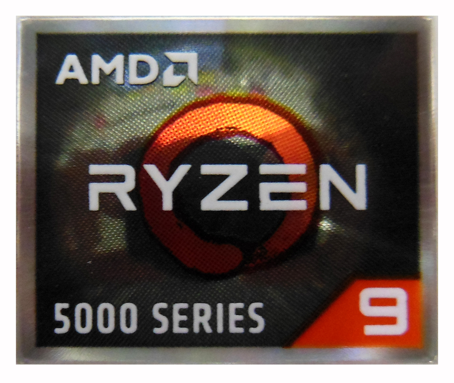 Original AMD RYZEN 9 5000 Series Sticker 17 x 20mm / 11/16″ x 13 ...