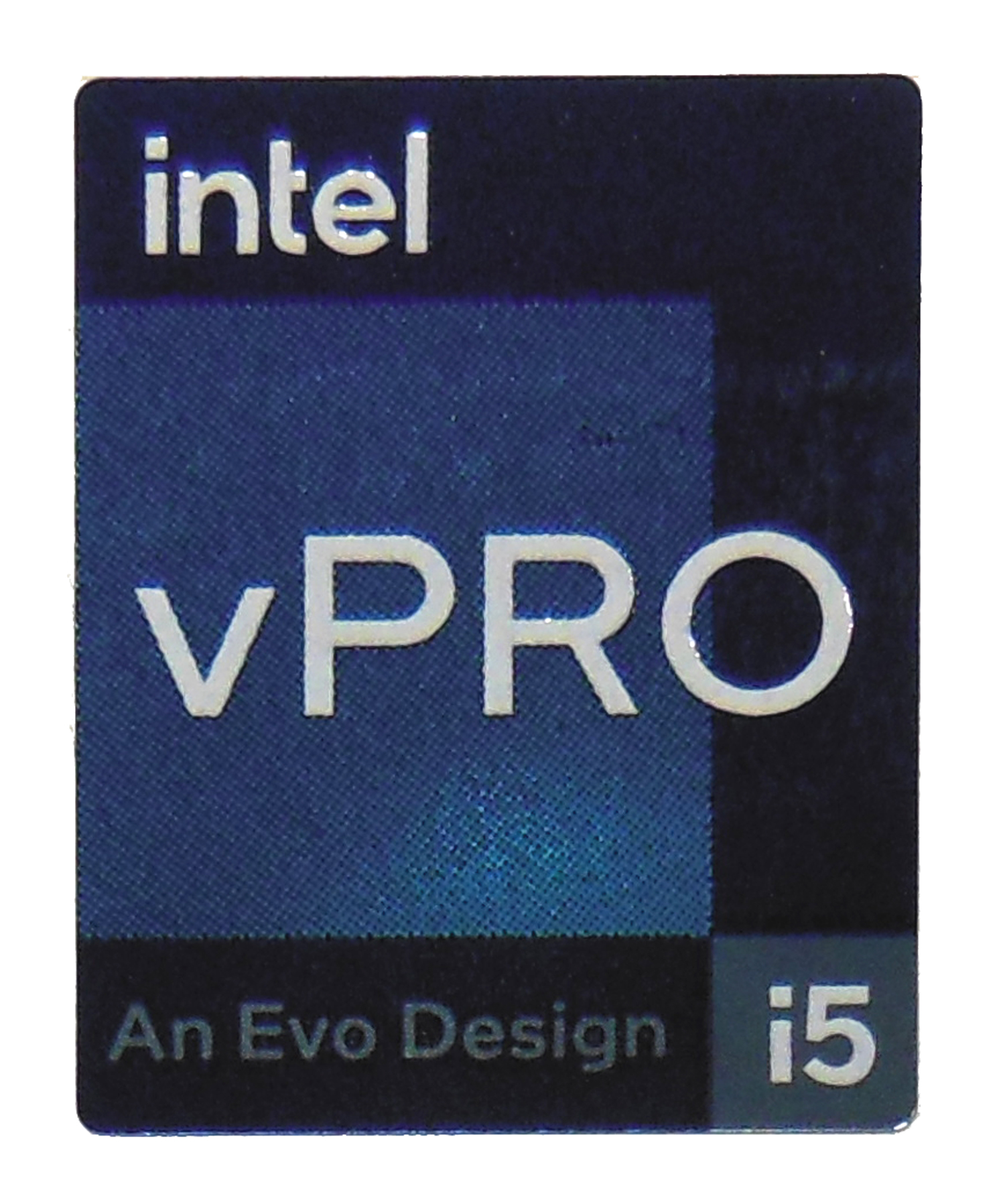 Intel i5 vPro An Evo Design Sticker 18 x 22mm / 11/16″ x 7/8