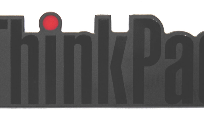 Original Thinkpad Sticker / Badge 13 x 36.5mm / 1/2" x 1 7/16" [1156]