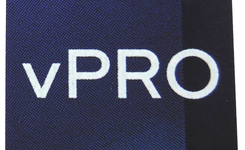 Intel vPro i9 Sticker 18 x 22mm / 11/16" x 7/8" [1161]
