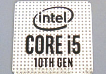Intel Core i5 10th Generation Sticker 14 x 14mm / 9/16" x 9/16" [1022]