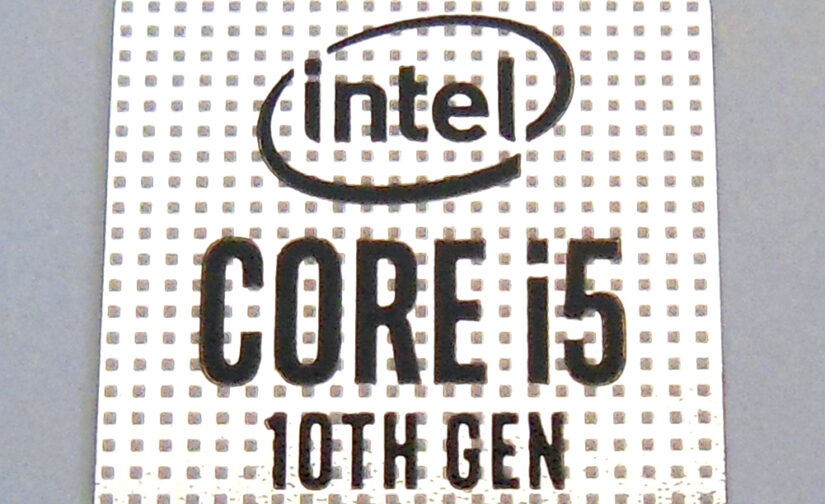 Intel Core i5 10th Generation Sticker 14 x 14mm / 9/16" x 9/16" [1022]
