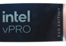 Intel vPRO EVO Edition Sticker 15 x 28mm / 5/8" x 1 1/8" [1167]