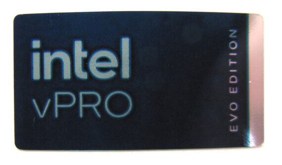 Intel vPRO EVO Edition Sticker 15 x 28mm / 5/8" x 1 1/8" [1167]