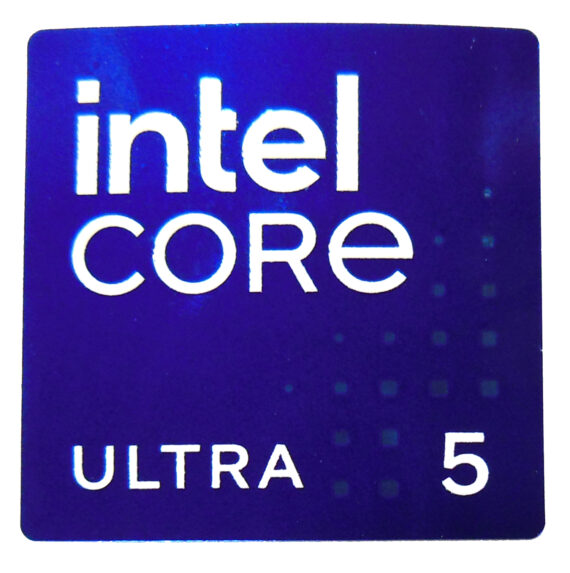 Intel Core 5 Ultra Sticker 18 x 18mm / 11/16" x 11/16" [1169]