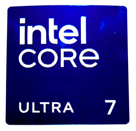 Intel Core 7 Ultra Sticker 18 x 18mm / 11/16" x 11/16" [1170]