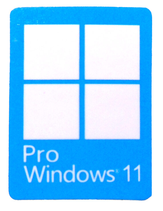 Windows 11 Pro Sticker 16 x 22mm / 5/8" x 7/8" [1165]