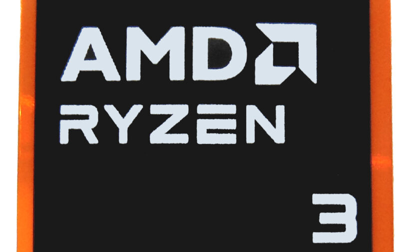 AMD RYZEN 3 Sticker 18 x 20mm / 11/16" x 13/16" [1172]