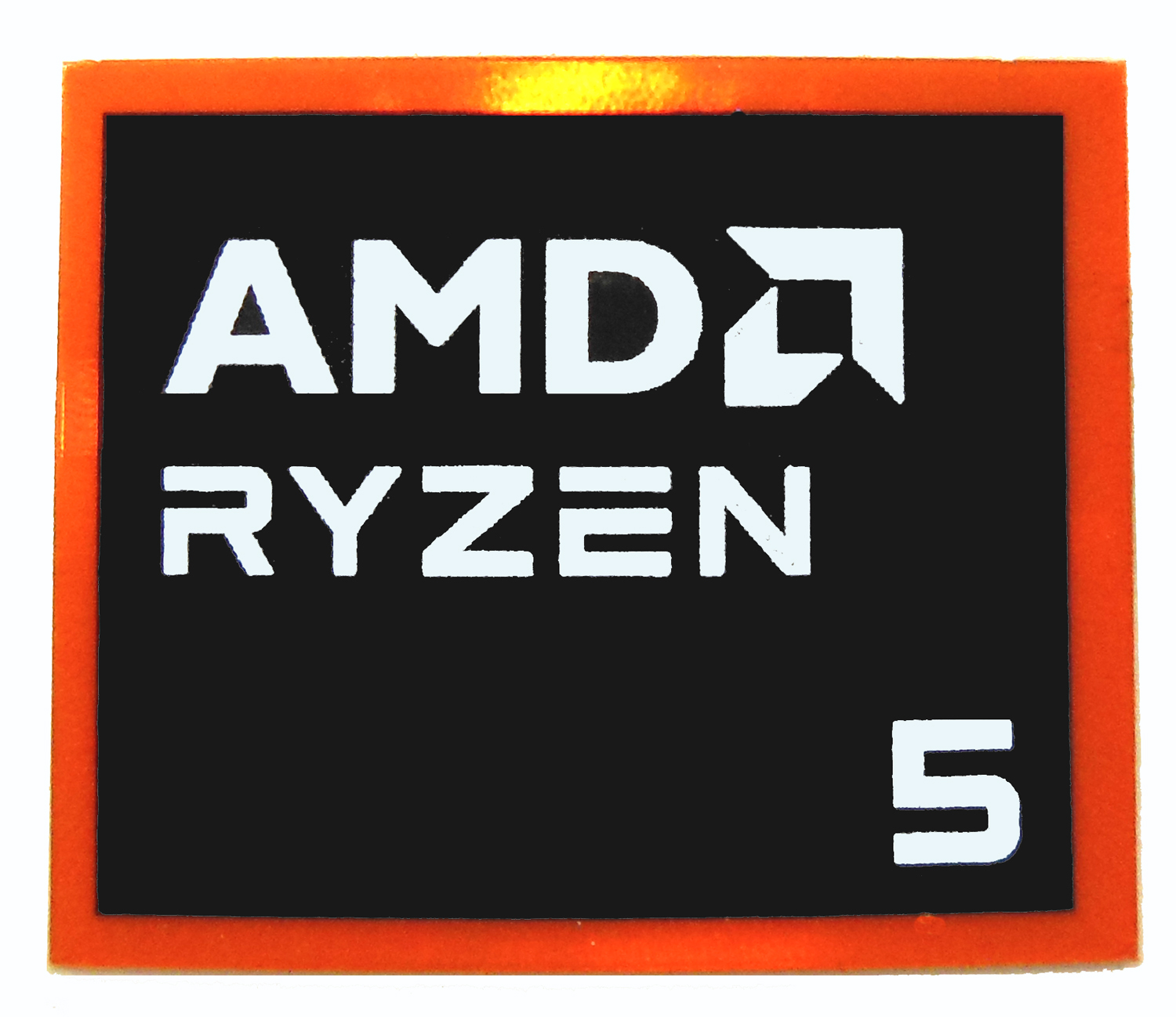 AMD RYZEN 5 Sticker 18 x 20mm / 11/16" x 13/16" [1173]