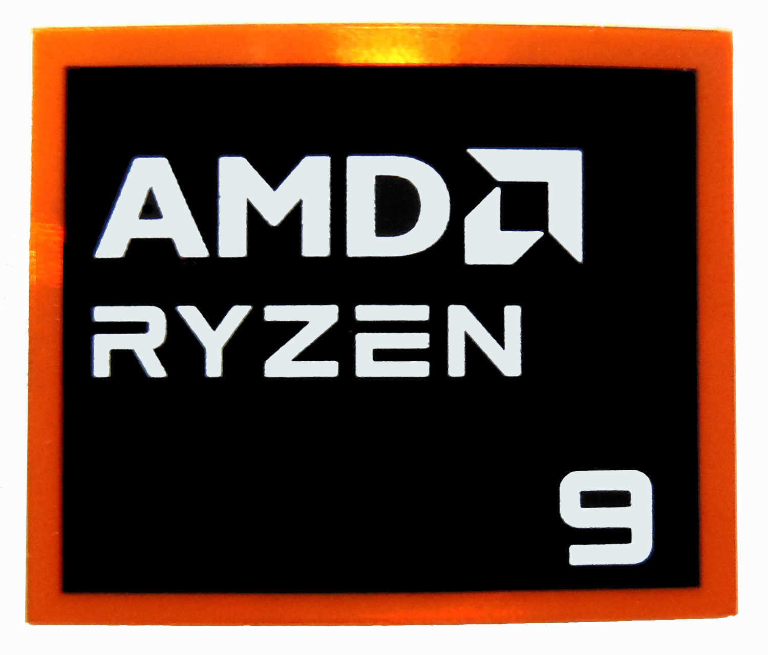 AMD RYZEN 9 Sticker 18 x 20mm / 11/16" x 13/16" [1175]