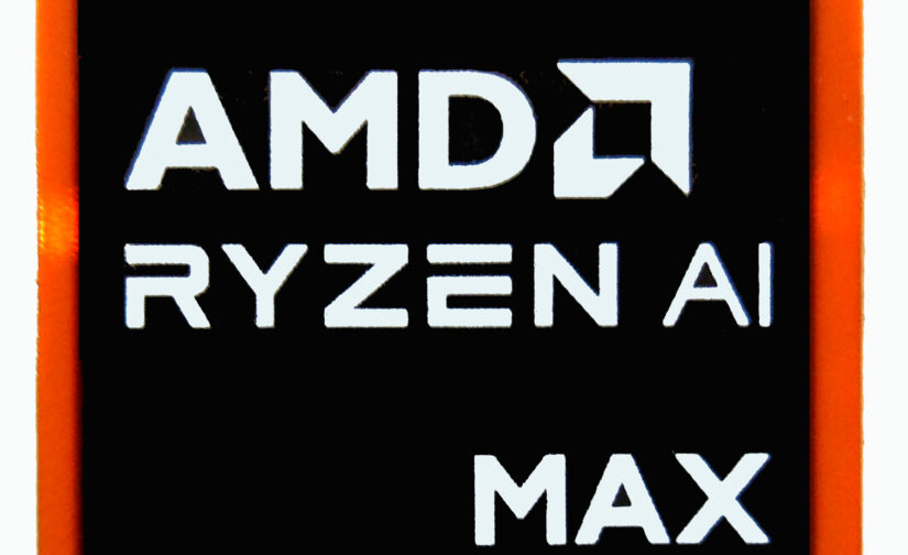 AMD RYZEN AI MAX RED Sticker 18 x 20mm / 11/16" x 13/16" [1176]
