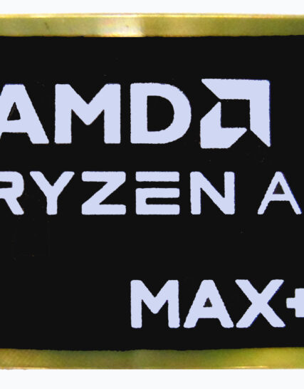 AMD RYZEN AI MAX GOLD Sticker 18 x 20mm / 11/16" x 13/16" [1177]