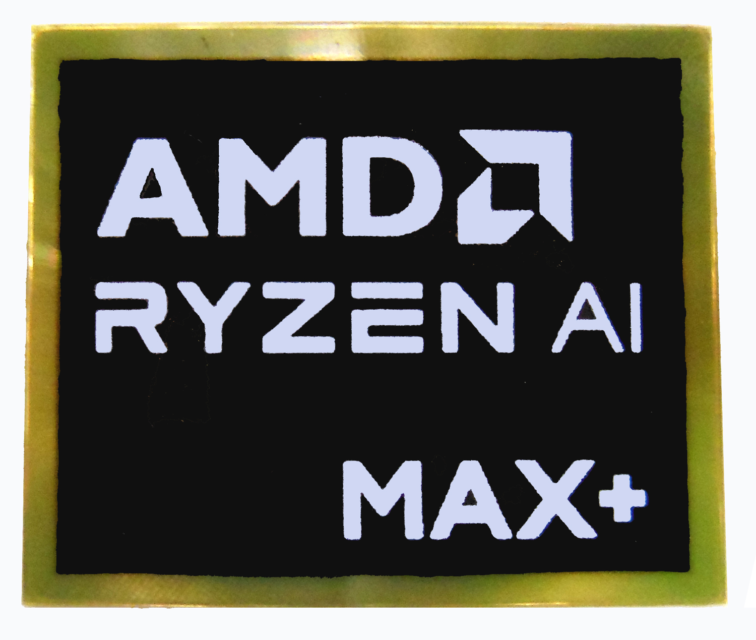 AMD RYZEN AI MAX GOLD Sticker 18 x 20mm / 11/16" x 13/16" [1177]