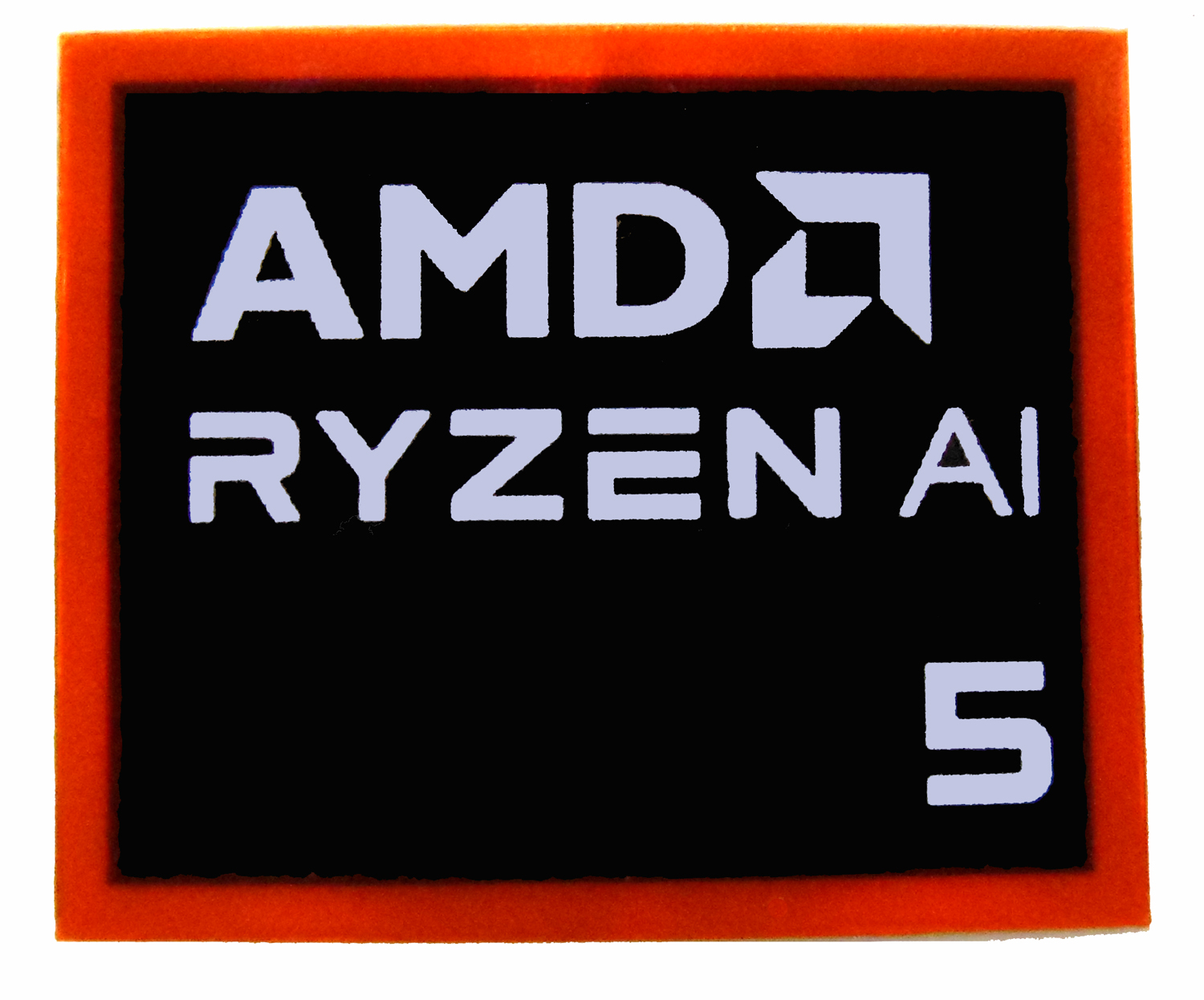 AMD RYZEN AI 5 Sticker 18 x 20mm / 11/16" x 13/16" [1178]