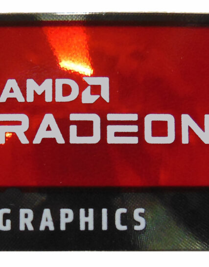 AMD RADEON Graphics Sticker 18 x 20mm / 11/16" x 13/16" [1184]