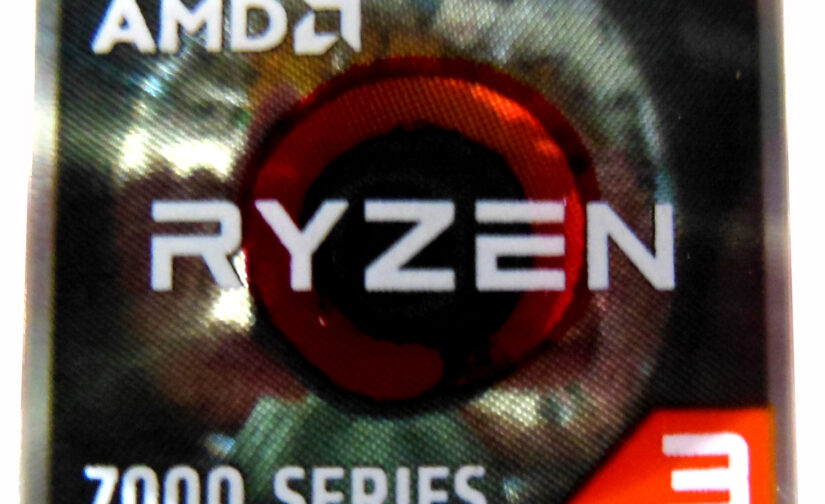 AMD RYZEN 3 7000 Series Sticker 18 x 20mm / 11/16" x 13/16" [1187]