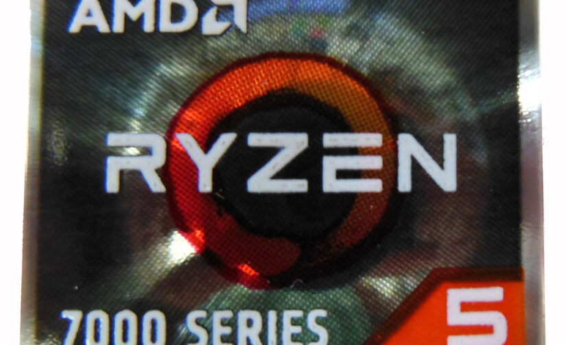 AMD RYZEN 5 7000 Series Sticker 18 x 20mm / 11/16" x 13/16" [1188]
