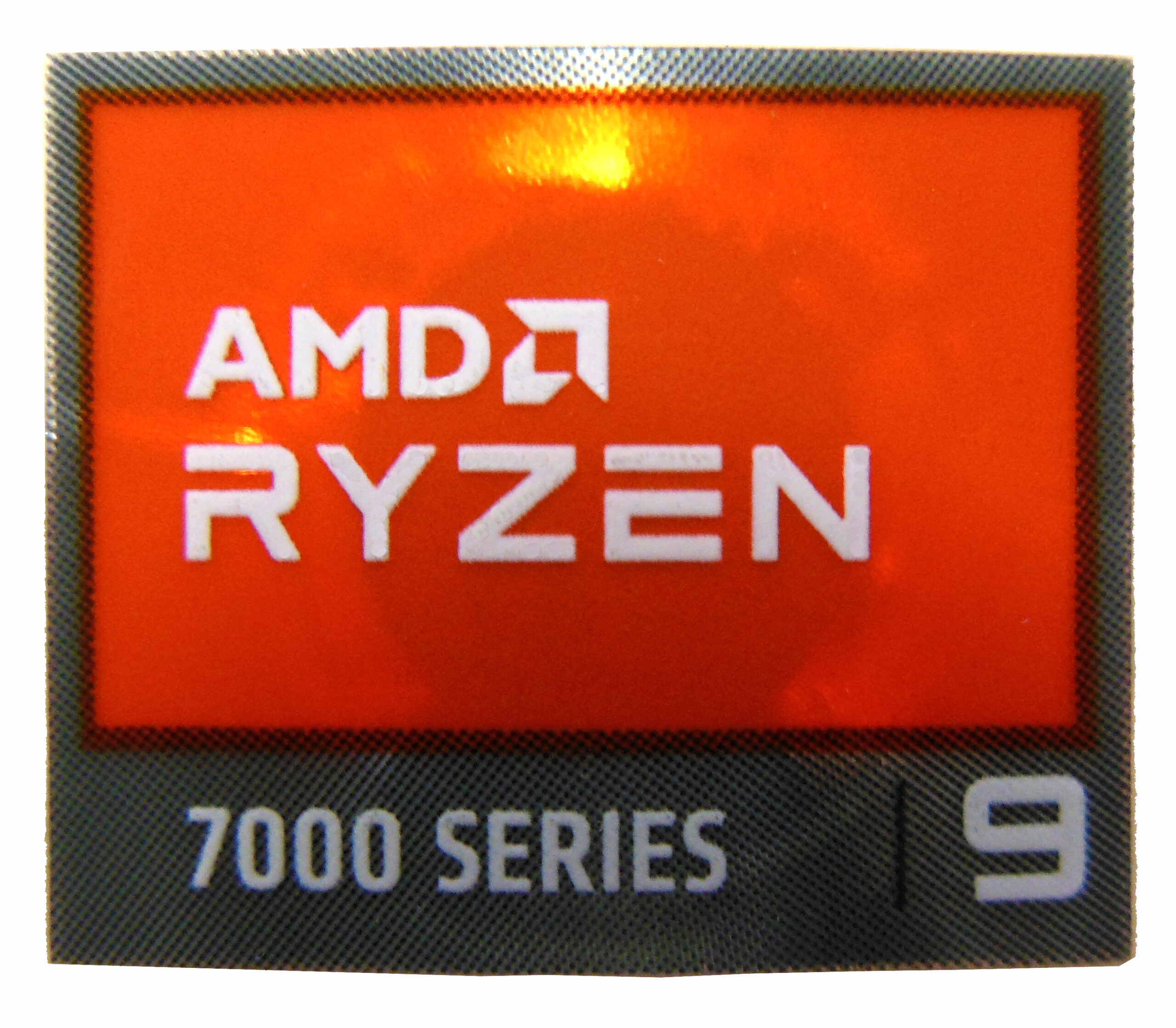 AMD RYZEN 9 7000 Series Sticker 18 x 20mm / 11/16" x 13/16" [1192]