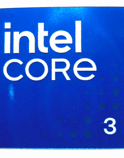 Intel Core 3 Sticker 18 x 18mm / 11/16" x 11/16" [1194]
