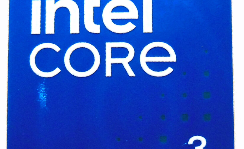 Intel Core 3 Sticker 18 x 18mm / 11/16" x 11/16" [1194]