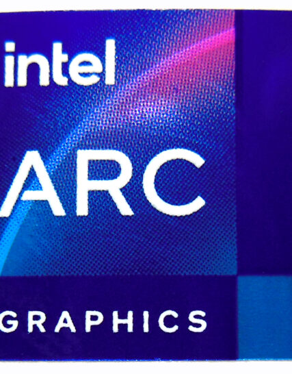Intel ARC Graphics Sticker 18 x 18mm / 11/16" x 11/16" [1197]