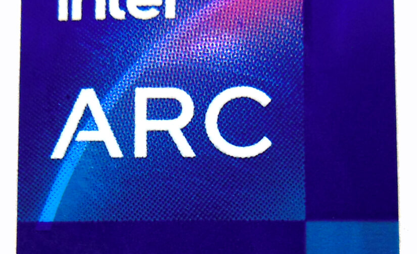 Intel ARC Graphics Sticker 18 x 18mm / 11/16" x 11/16" [1197]