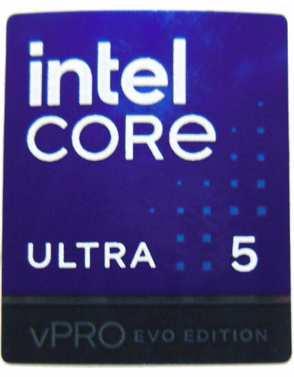Intel Core 5 Ultra vPro EVO Edition Sticker 18 x 22mm / 11/16" x 7/8" [1198]