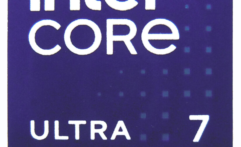 Intel Core 7 Ultra vPro EVO Edition Sticker 18 x 22mm / 11/16" x 7/8" [1199]